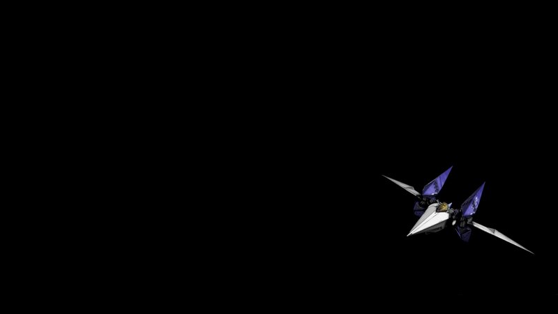 flying mech in darkness