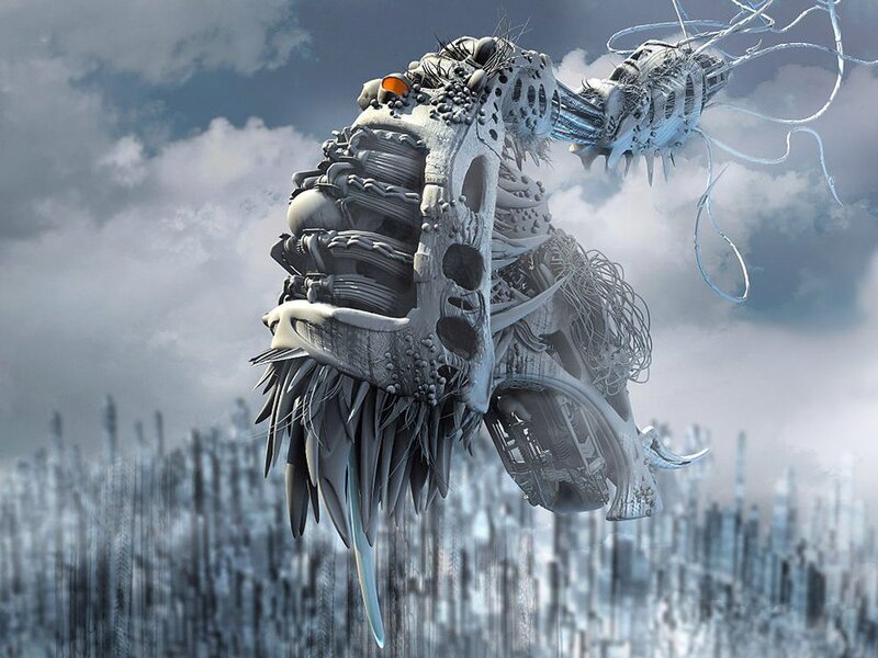 flying mechanical creature
