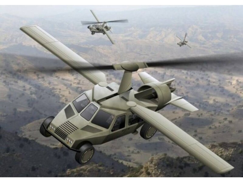 Flying Military Vehicle