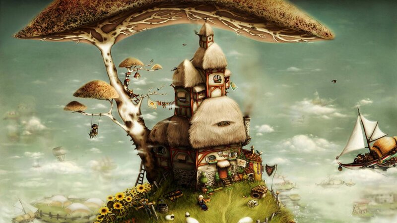 Flying Mushroom House
