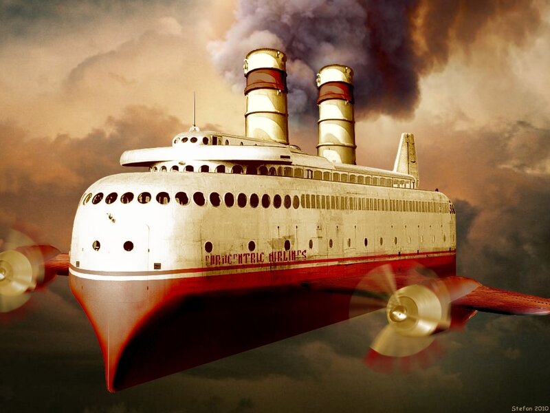 flying ocean liner