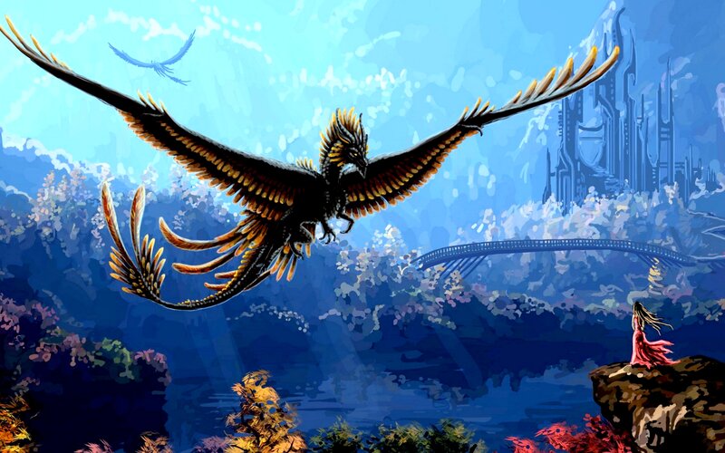 Flying Phoenix Dragon