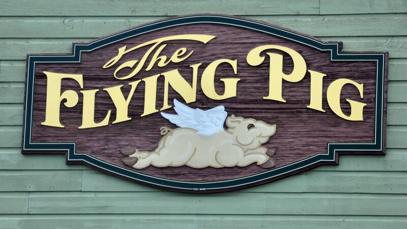 Flying Pig Sign