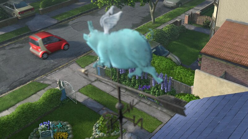 flying pig weathervane