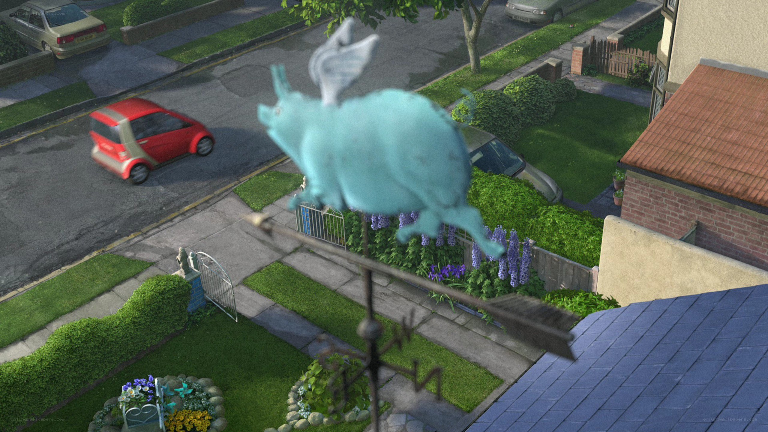 flying pig weathervane