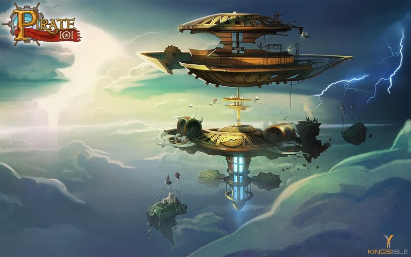 Flying Pirate Ships