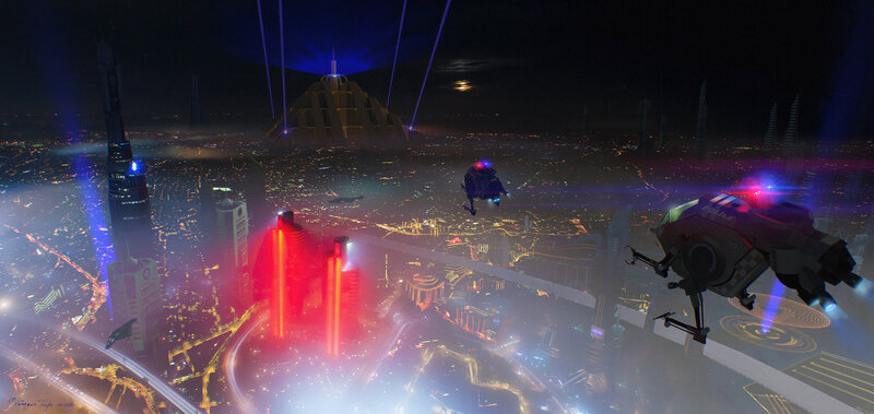Flying Police Drones