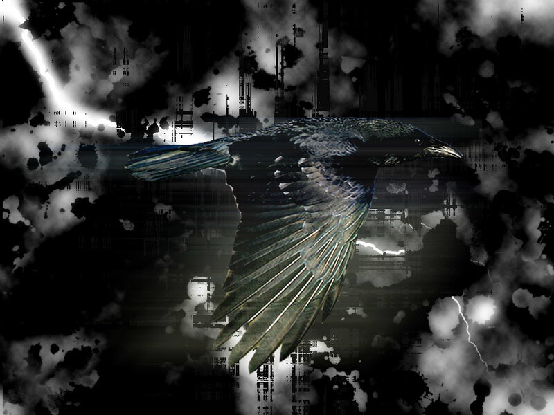 Flying Raven
