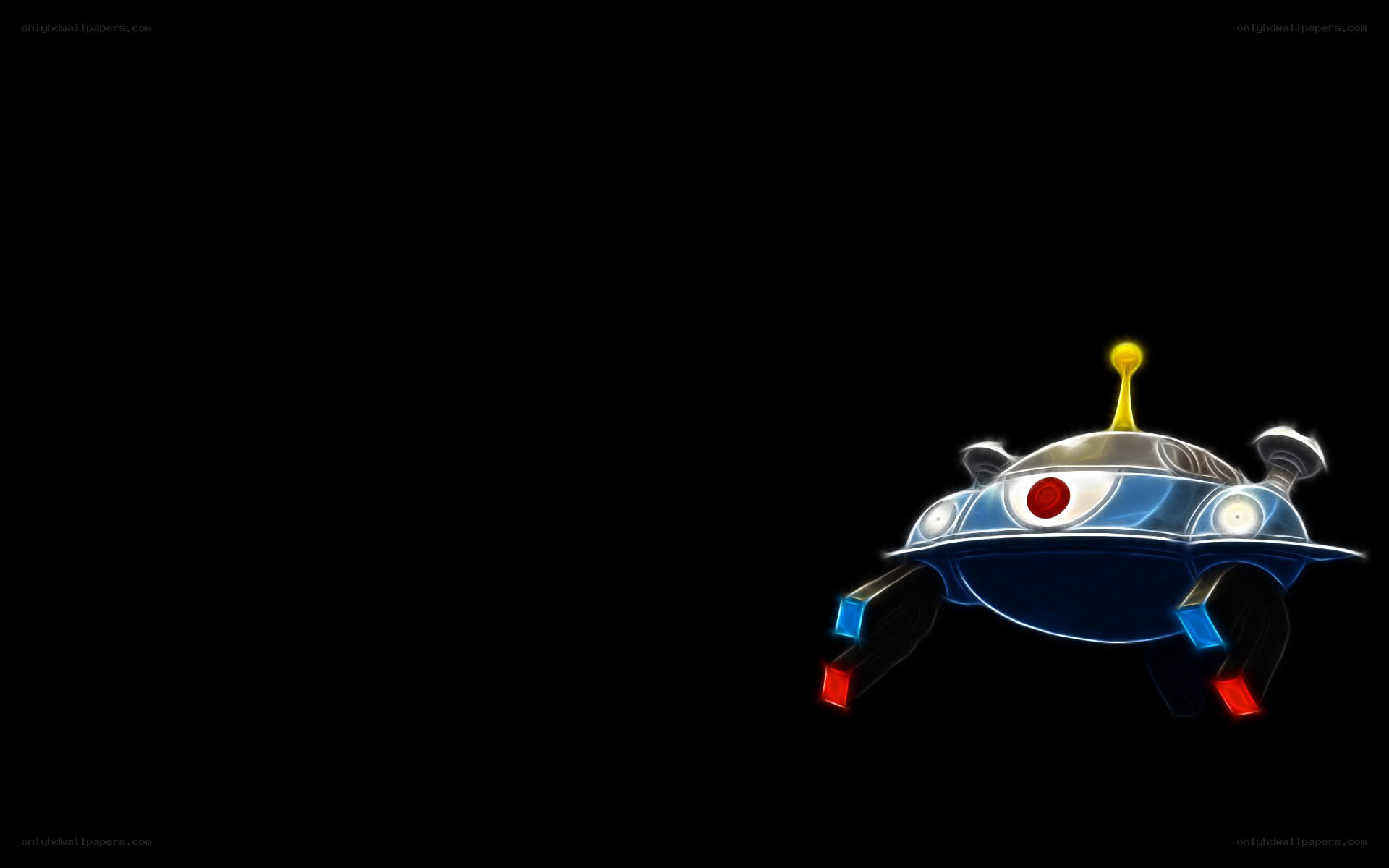 flying robot spaceship