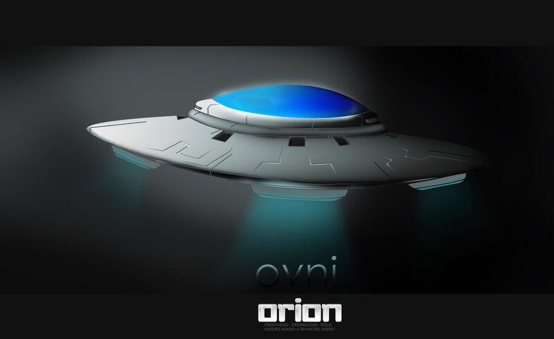 Flying Saucer Spacecraft — Gray