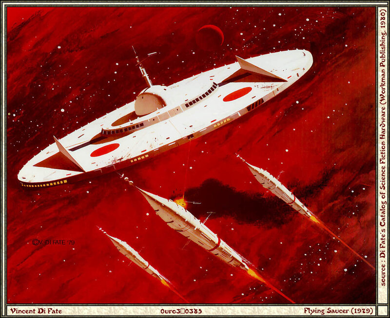 Flying Saucers in Space