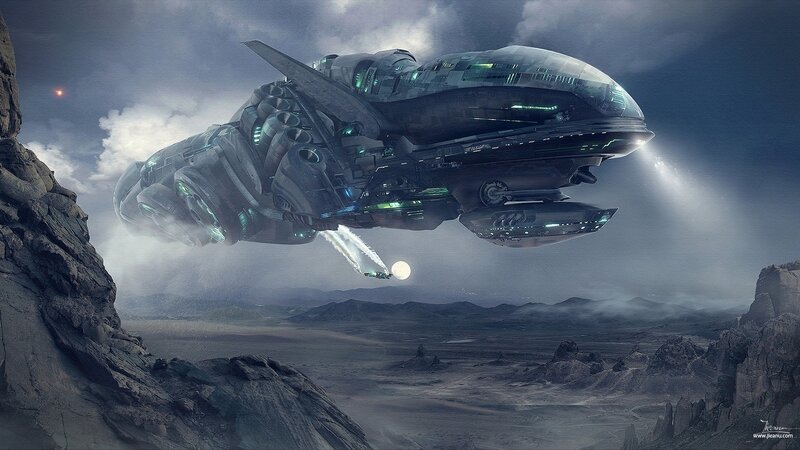 Flying Spaceship