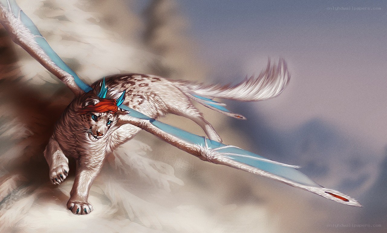 flying spotted feline