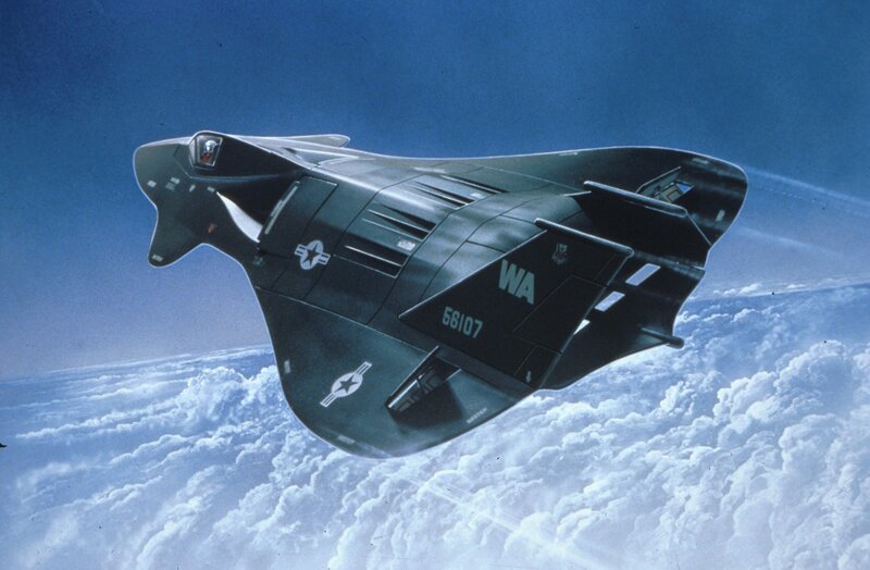 flying stealth aircraft