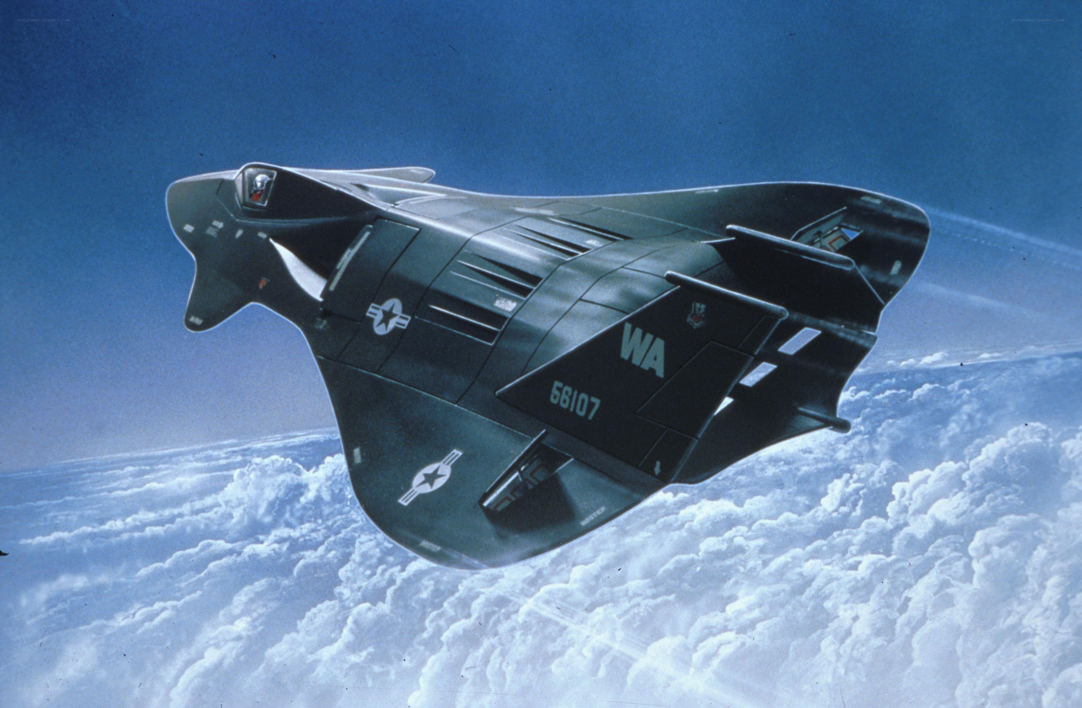 flying stealth aircraft