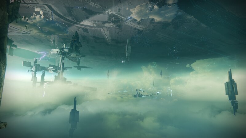 Flying Structures in Clouds