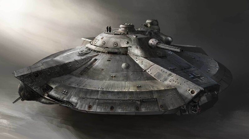 flying tank concept art