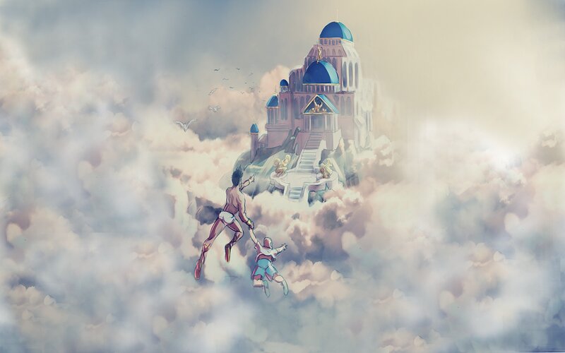 Flying to a Cloud Castle