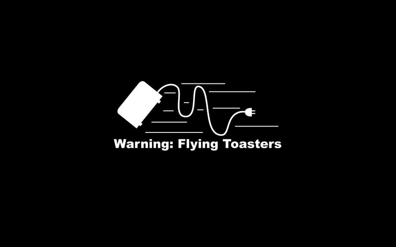 Flying Toaster — Black