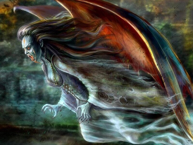 flying vampire creature