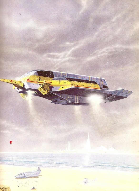 flying vehicle over beach