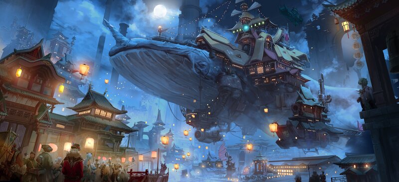 Flying Whale Ship