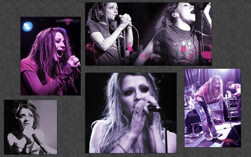 Flyleaf band collage