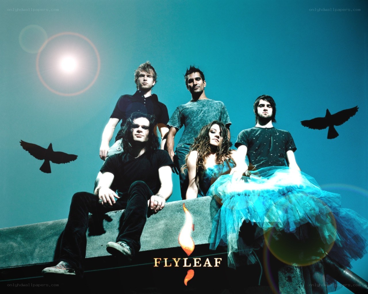 Flyleaf band photo