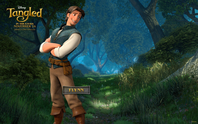 Flynn Rider in Forest