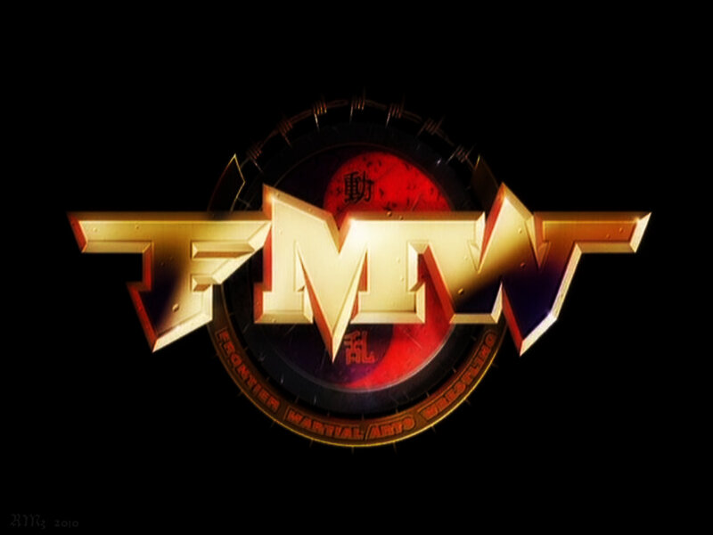 FMW logo with martial arts theme