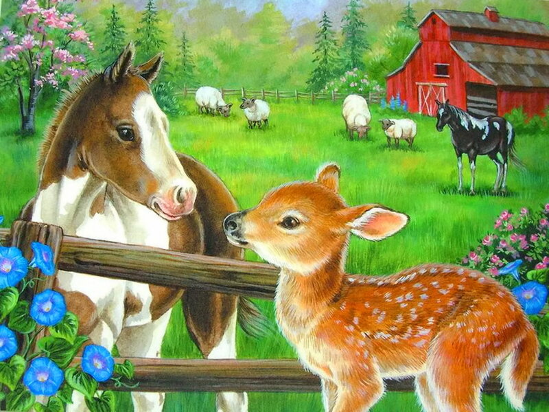 Foal and Fawn