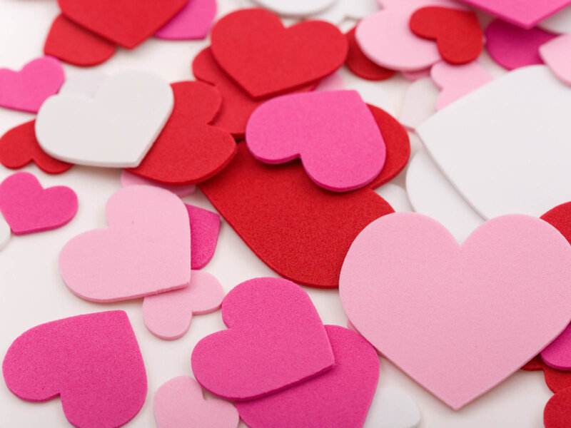 Foam Heart Cutouts