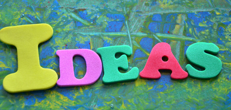 Foam Letters Spelling IDEAS