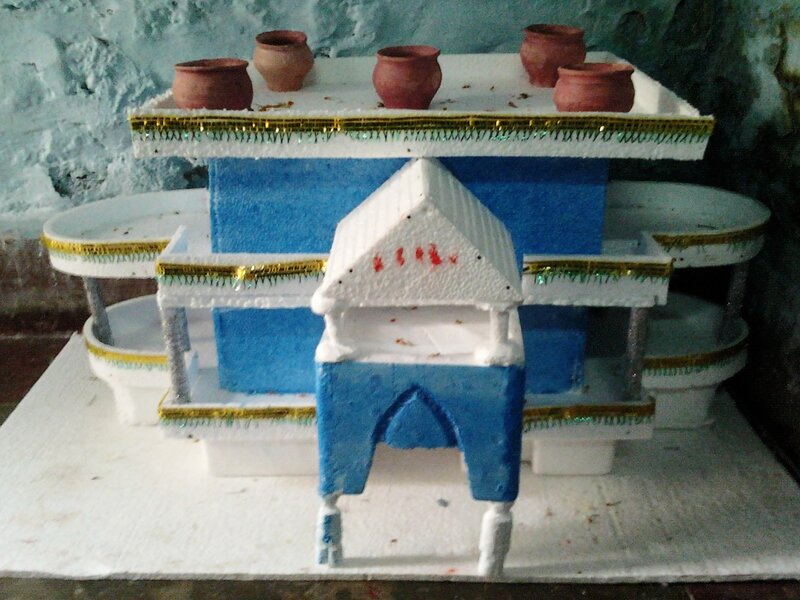 Foam Model of Temple