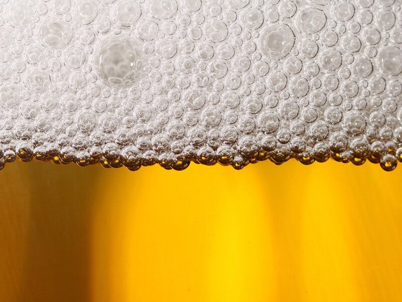 Foamy Beer Head — Yellow