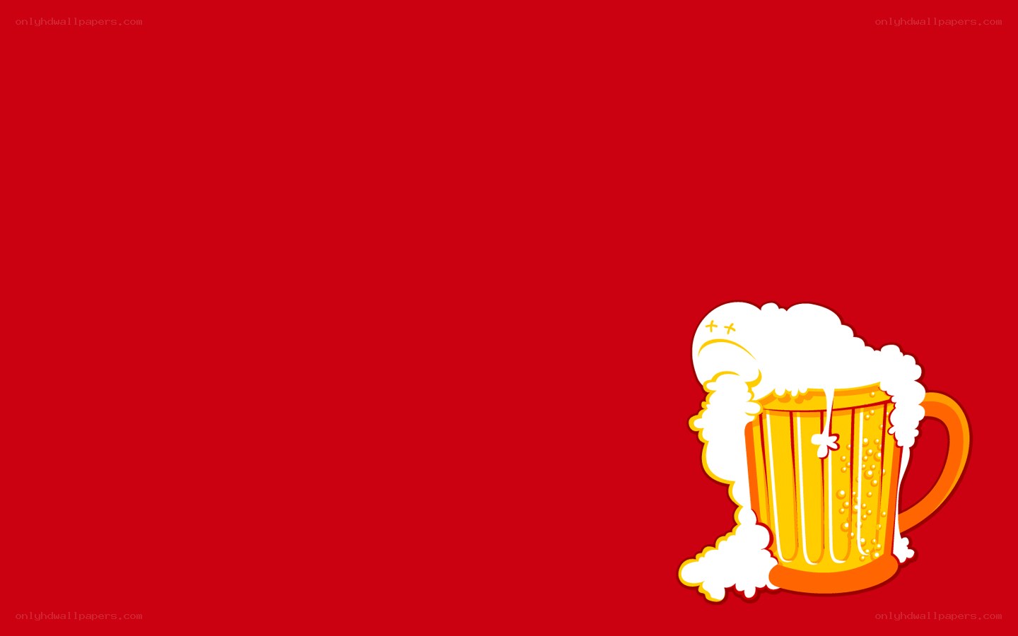 foamy beer mug illustration