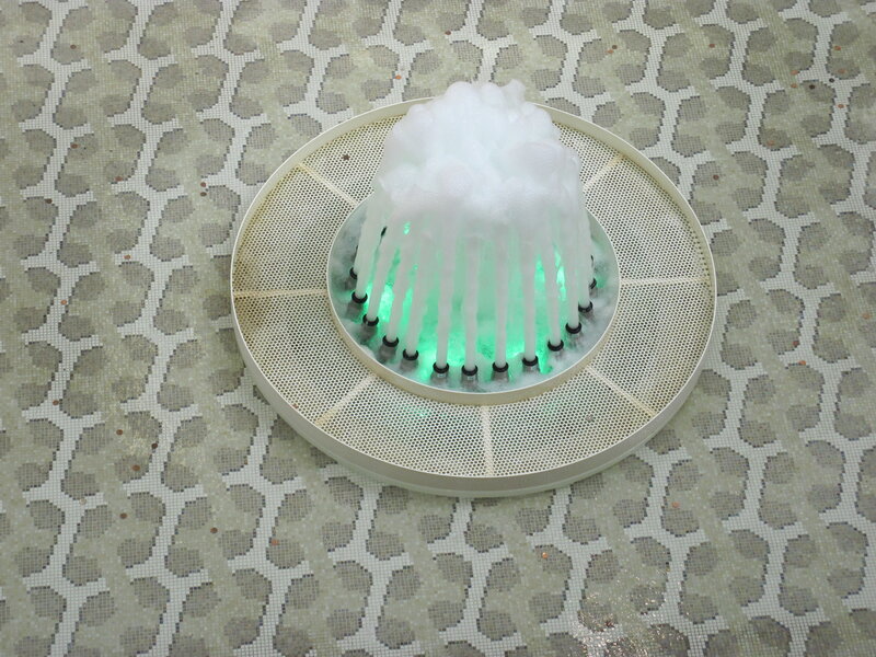 Foamy Fountain on Floor