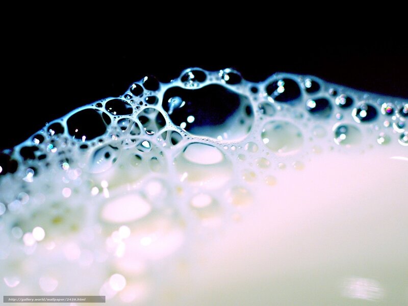 foamy liquid surface