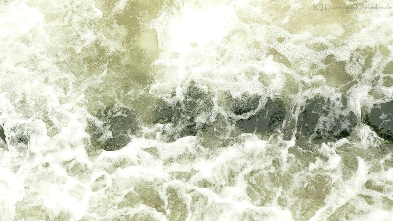 foamy water surface