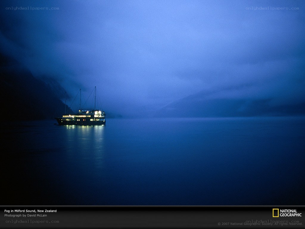 Fog in Milford Sound