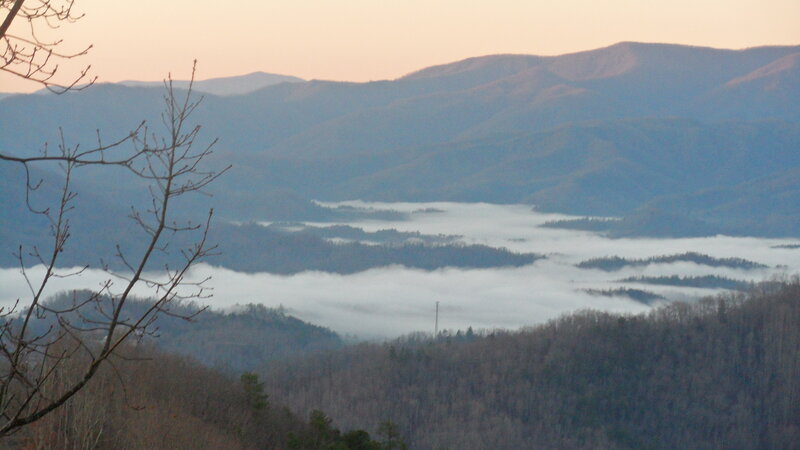 Fog in Mountain Valley