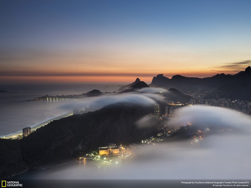 Fog over Rio De Janeiro