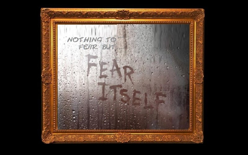 Fogged Glass with Text