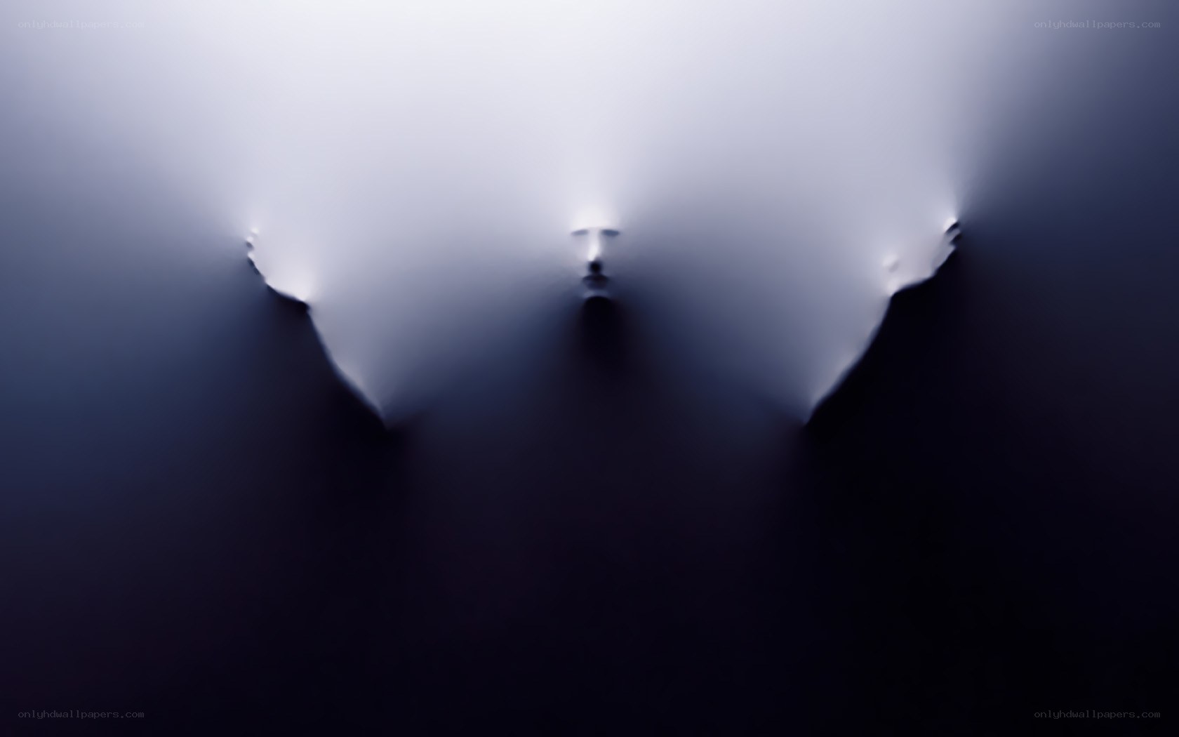 foggy face silhouette