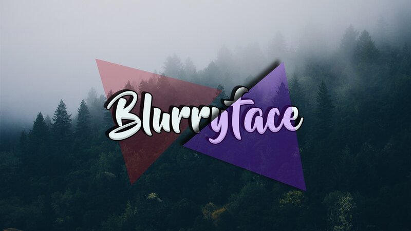 Foggy Forest Landscape — Purple
