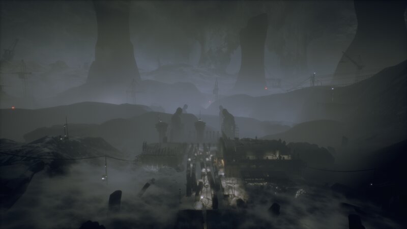 Foggy Industrial Ruins