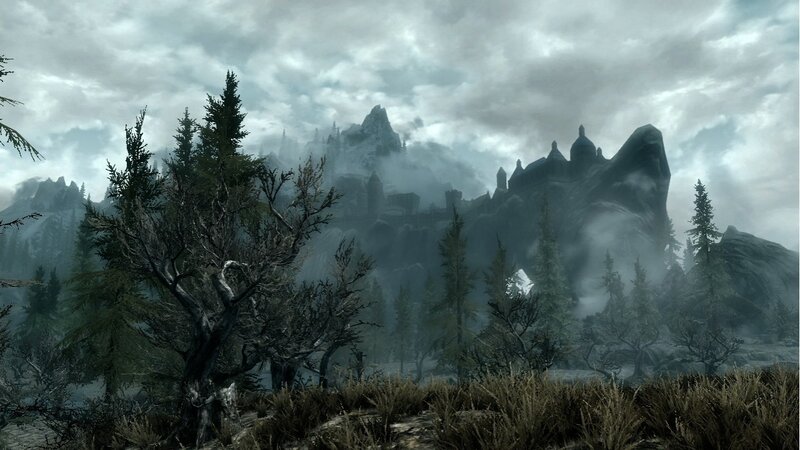 foggy mountain fortress