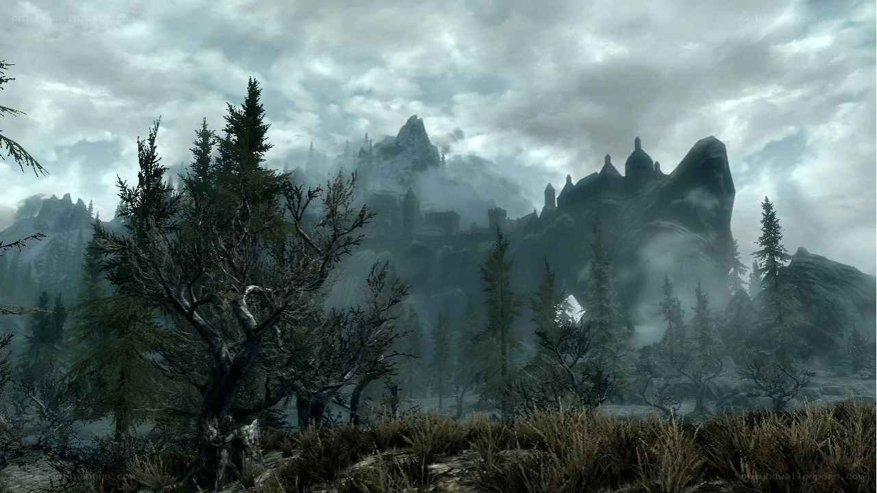 foggy mountain fortress