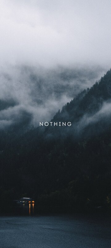 Foggy Mountain Lake — Gray