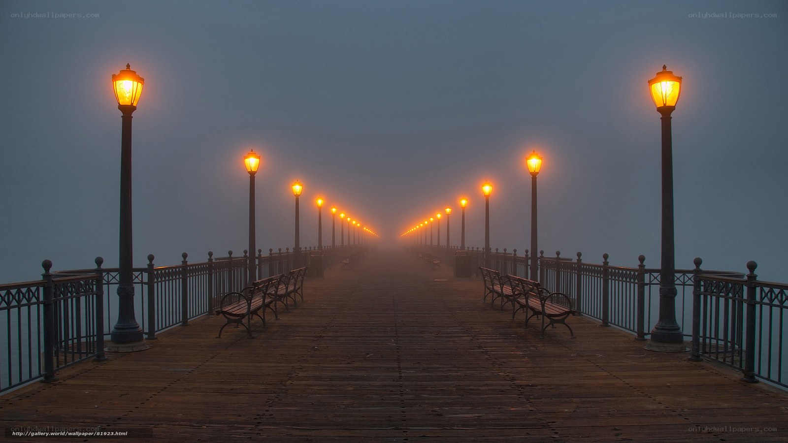 Foggy Pier at Dawn